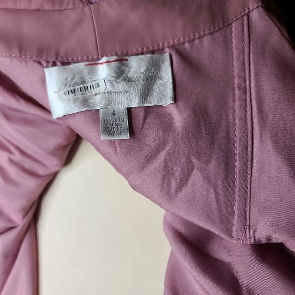 Monique Lhuillier | NWT Mauve V-Neck Gown - Picture 5 of 7